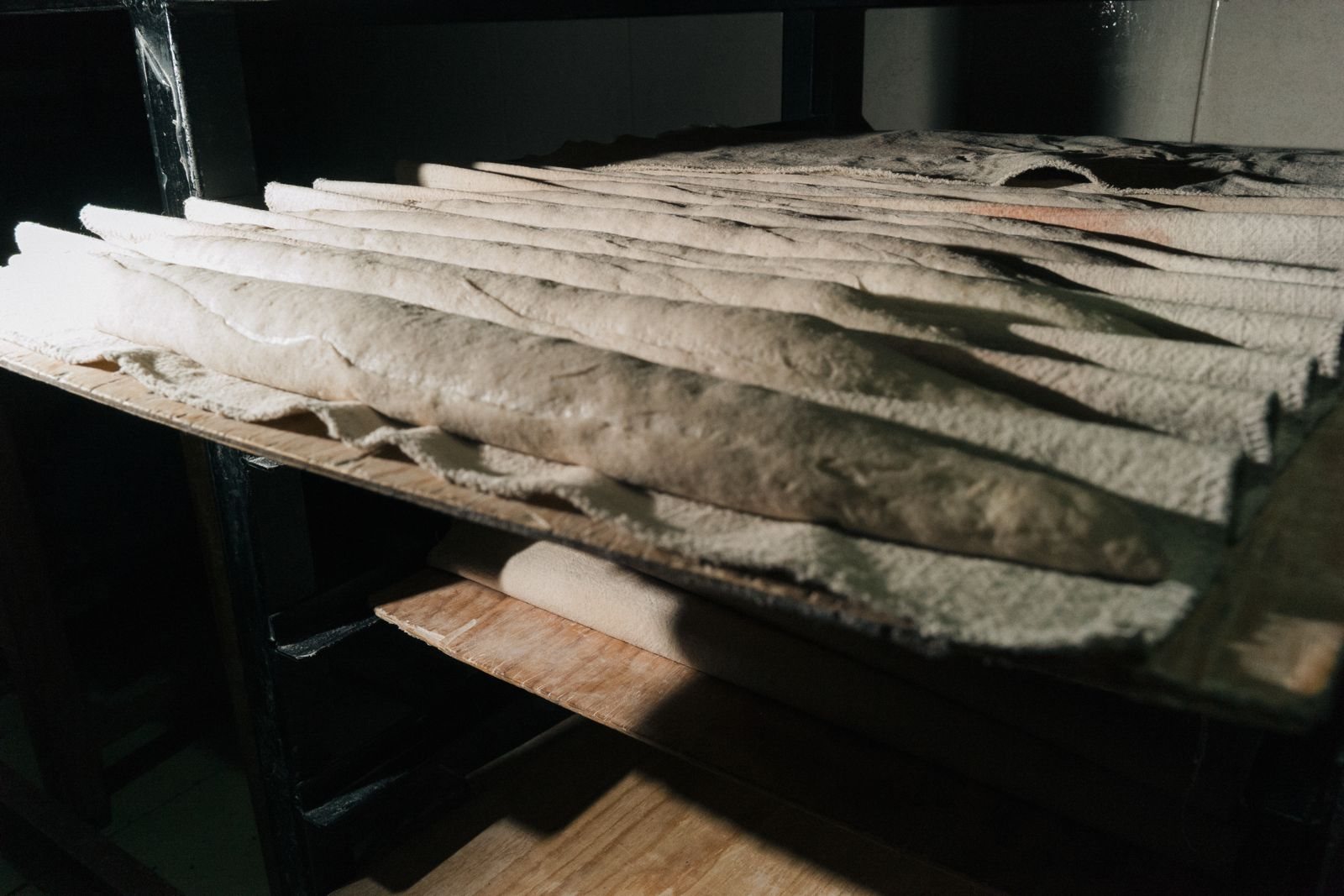 Baguettes en reposo